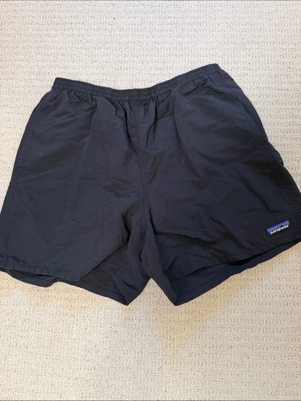 Patagonia Navy-Black Lightweight Athletic Shorts